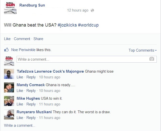 RS25NZafr - Will Ghana beat the USA (17 June).