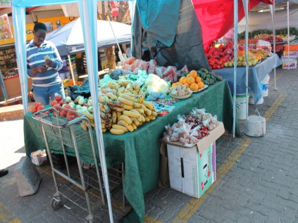 Shelter Makhubalo, one of the traders outside the Randburg Square Mall, which is managed by Randburg Management District.