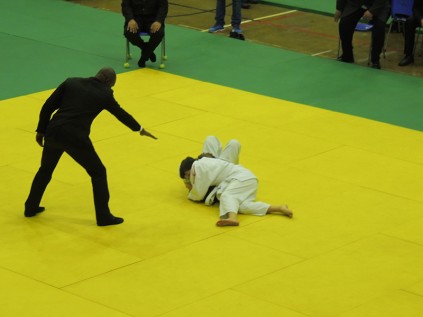 Adam Nicholas competes for Tatami Judo Club at the South African Judo Championships.