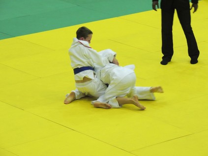 Tristan de Astui of Tatami Judo Club takes on an opponent at the South African Judo Championships.