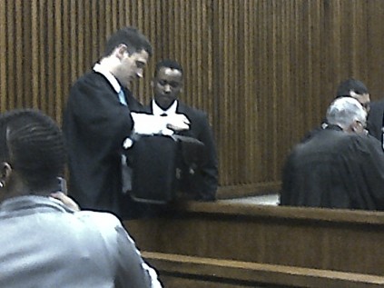 Duduzane Zuma inside the Randburg Magistrates' Court.