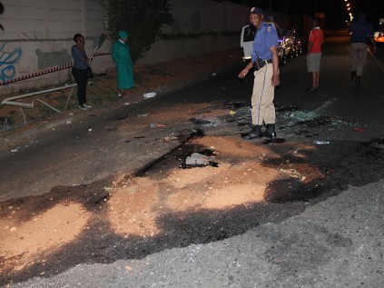 Metro police attended the scene of the accident on the corner of Bram Fischer and Boundary Road ,in Robindale on 14 September.