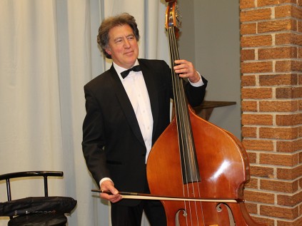 Double bass player Herman Marree says " I play classical music because that i where it all starts."