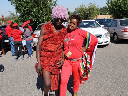 Two of the accused at Randburg Magistrates__ Court on 06 October.