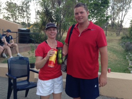 Petra Dorfling and Rassie Erasmus were runners up at the Olivedale Tennis Club Spring Round Robin on 27 September. Photo supplied.